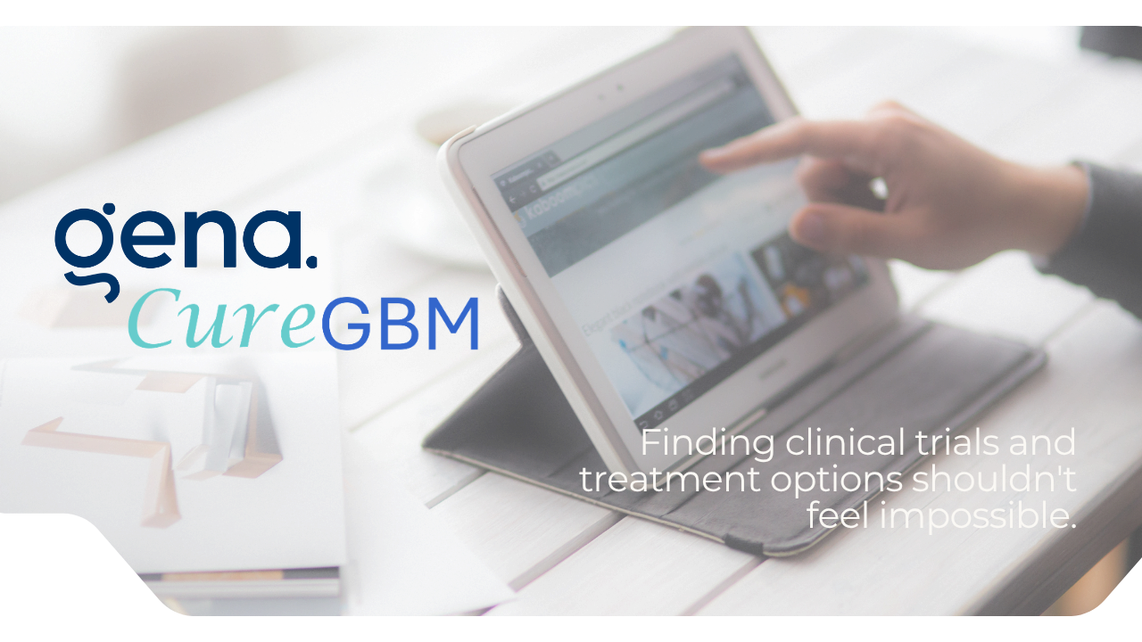 gena health & curegbm partnership 1 april (youtube thumbnail)